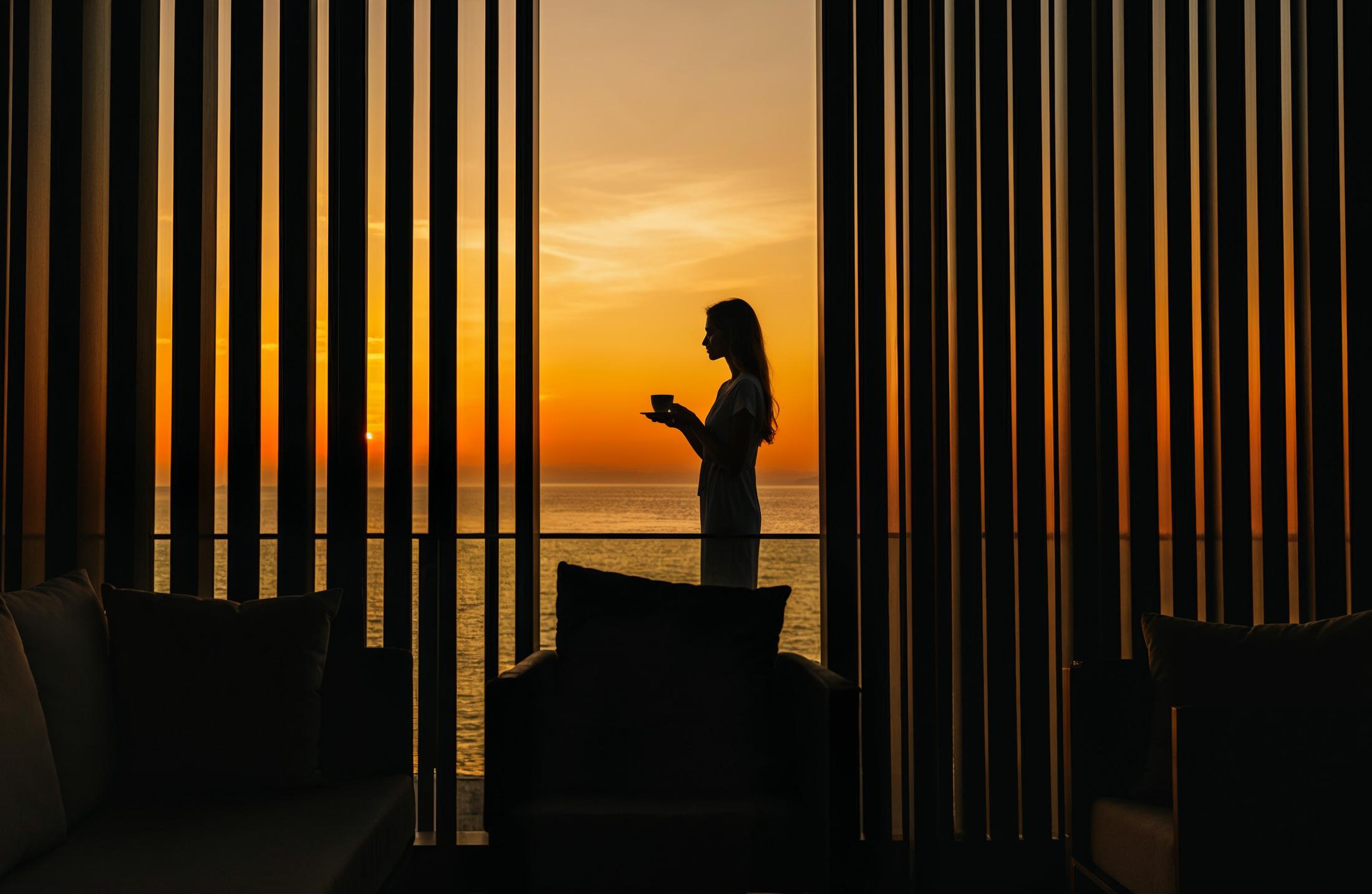 Закат над Saadiyat Beach
